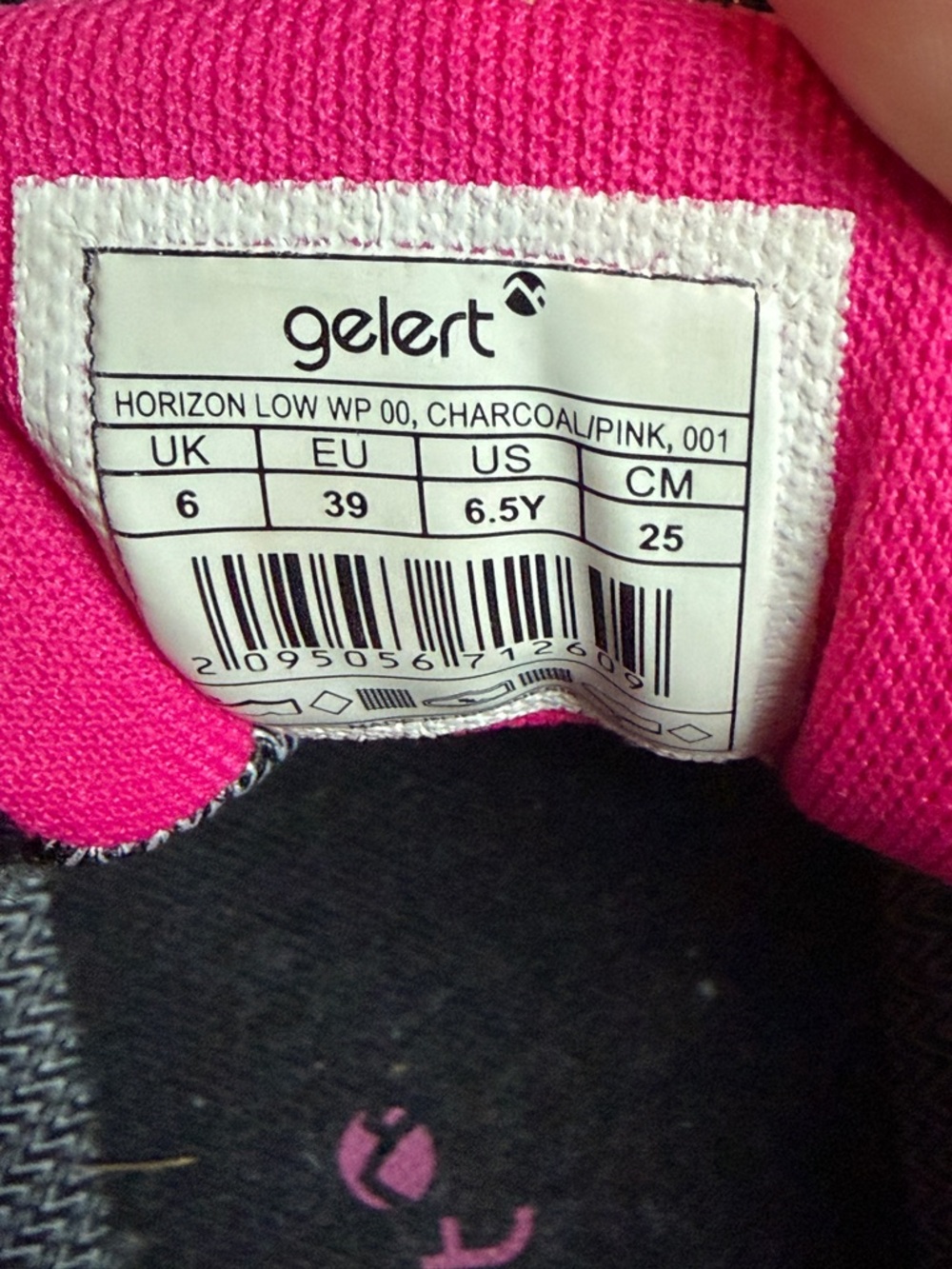 GELERT Juniors Lightweight Horizon Low Waterproof Trail Shoes US 6.5Y / UK 6 - Picture 8 of 10